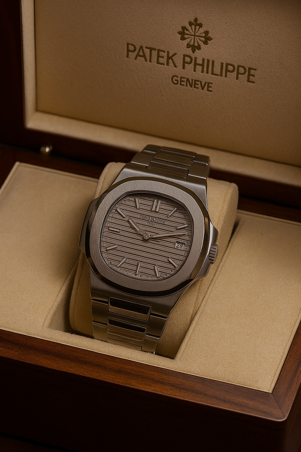 Patek Philippe Nautilus Stainless Steel Watch –Luxury Swiss Timepiece